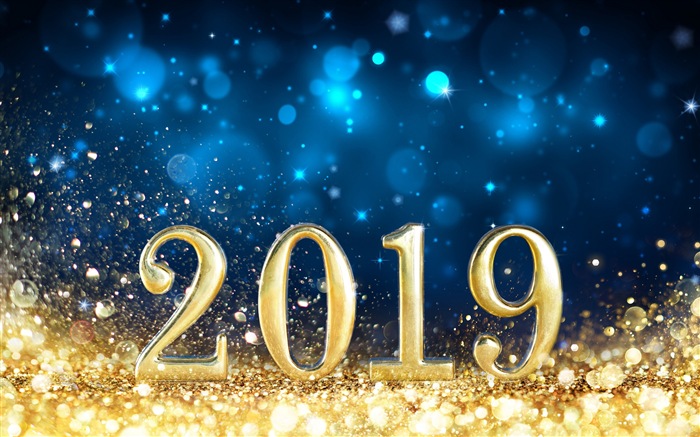 Bonne année 2019 HD fonds d'écran #5