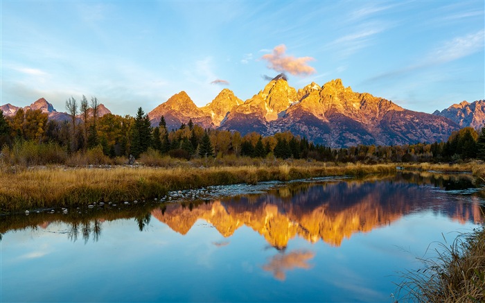 USA Grand Teton National Park nature landscape HD wallpapers #4