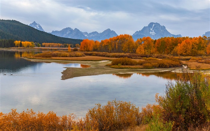 USA Grand Teton National Park nature landscape HD wallpapers #11