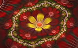 3D Wallpaper Abstract Flower Dream #15