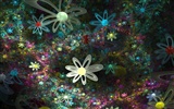 3D rêve abstrait fond d'écran de fleurs #27