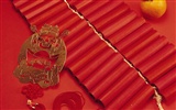 중국 바람 축제 붉은 벽지 #42