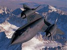 SR - 71 블랙버드의 정찰 항공기 벽지