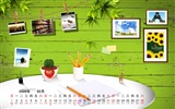 Paperart 09 Jahre im Februar Kalender Wallpaper #8