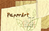 PaperArt 09 años en el fondo de pantalla de calendario febrero #27