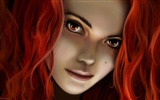 CG Illustration Fantasy Wallpaper Frauen #6