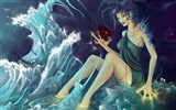 CG Illustration Fantasy Wallpaper Frauen #10