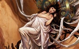 CG Illustration Fantasy Wallpaper Frauen #14