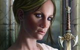 CG Illustration Fantasy Wallpaper Frauen #18