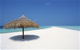 ciel bleu de l'eau aux Maldives et #3