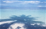 Maledivy vody a modrou oblohu #5