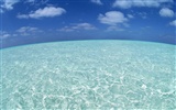 Malediven Wasser und blauer Himmel #18
