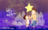Father's Day theme of South Korean illustrator wallpaper