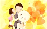 Father's Day theme of South Korean illustrator wallpaper #3