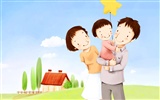 Mother's Day theme of South Korean illustrator wallpaper #2