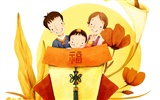 Mother's Day theme of South Korean illustrator wallpaper #12