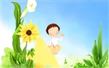 Lovely Children's Day Wallpaper Illustrator #13