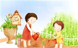 Lovely Children's Day Wallpaper Illustrator #20