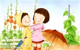 Lovely Children's Day wallpaper illustrator