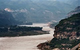 Neustále proudící Žlutá řeka - Hukou Waterfall cestovních poznámek (Minghu Metasequoia práce) #15