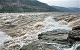 Neustále proudící Žlutá řeka - Hukou Waterfall cestovních poznámek (Minghu Metasequoia práce) #7