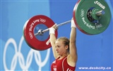 Beijing Olympics Wallpaper Gewichtheben #6