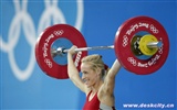 Beijing Olympics Wallpaper Gewichtheben #12