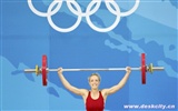 Beijing Olympics Wallpaper Gewichtheben #15