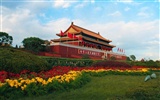 Classical and Modern Beijing scenery