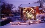 Christmas landscaping series wallpaper (1) #6