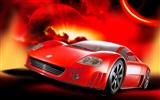 Fire car HD wallpaper #9