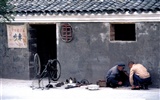 Ancien Hutong vie pour de vieilles photos papier peint #6