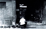 Ancien Hutong vie pour de vieilles photos papier peint #32