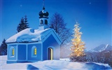 Christmas landscaping series wallpaper (3) #13327