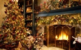 Christmas landscaping series wallpaper (3) #18