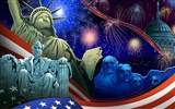 미 독립 기념일 테마 벽지 #19