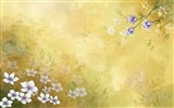 Fondo de pantalla de colores sintéticos Flor #14