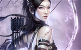 Beautiful women wallpaper fantasy illustrator #2