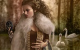 Beautiful women wallpaper fantasy illustrator #4