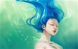 Beautiful women wallpaper fantasy illustrator #19