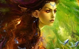 Beautiful women wallpaper fantasy illustrator #25