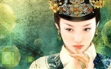 Qing Dynasty Women Painting Wallpaper