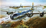 HD wallpaper painting aircraft