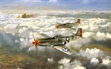 HD wallpaper painting aircraft #2