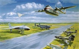 fondos de escritorio de alta definición pintura de aviones #5