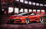 Fast sports wallpaper design automobile