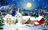 Christmas landscaping series wallpaper (9) #16