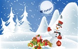 Christmas landscaping series wallpaper (10) #10