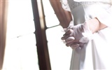 Svatební květinový svatební prsten tapetu (2) #8