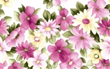 Exquisite Ink Flower Wallpapers #8